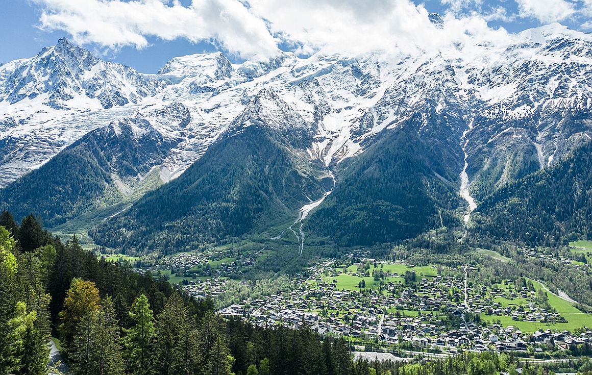 The chalet for sale in Chamonix