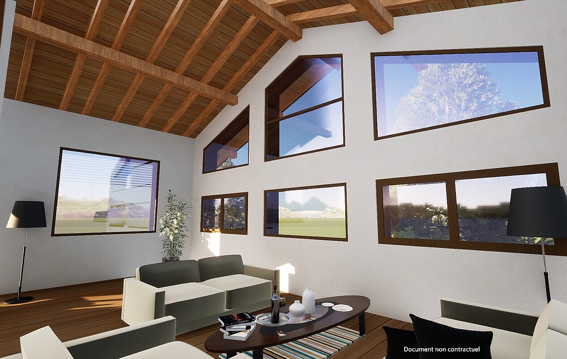 The chalet for sale in Chamonix