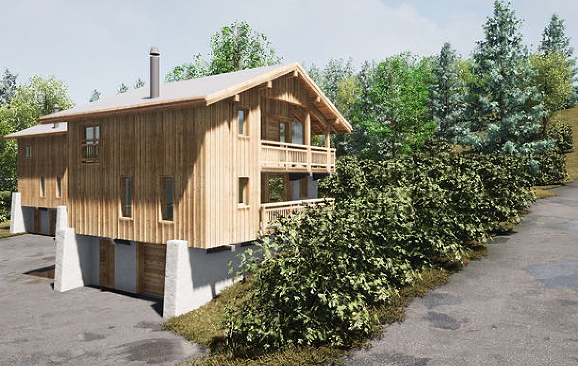 The chalets for sale