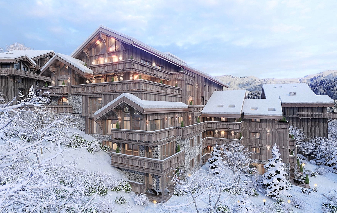 The brand new apartments for sale in Meribel
