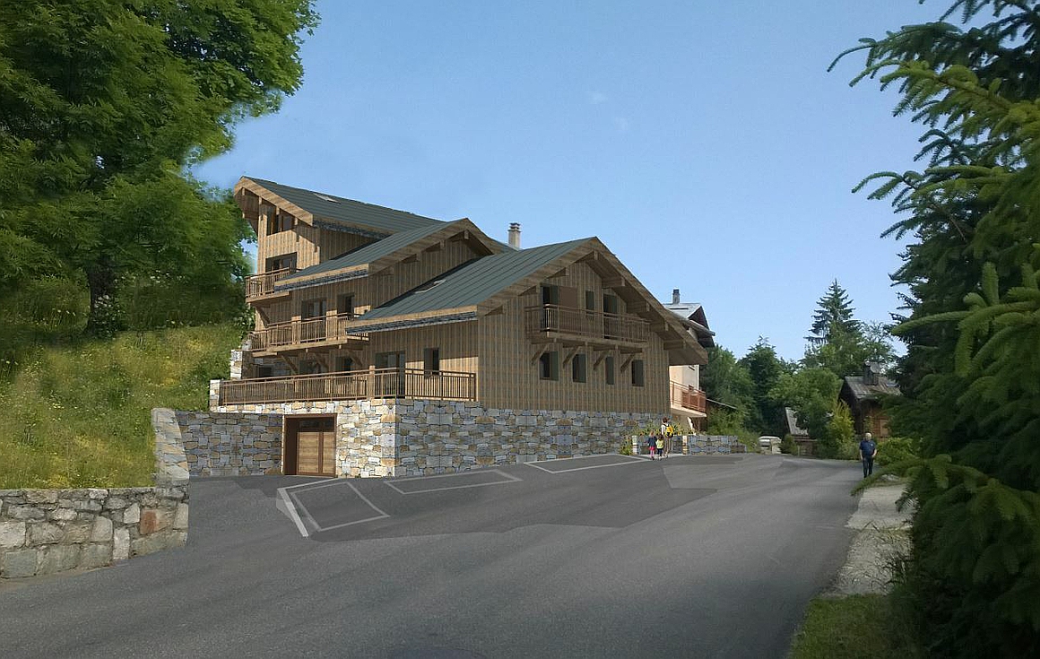 The brand new apartments for sale in Meribel Les Allues