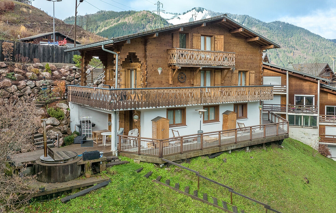 Exterior of the chalet in Morzine