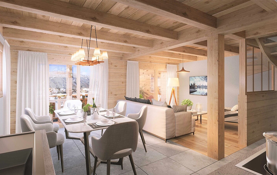 The apartments for sale in Morzine