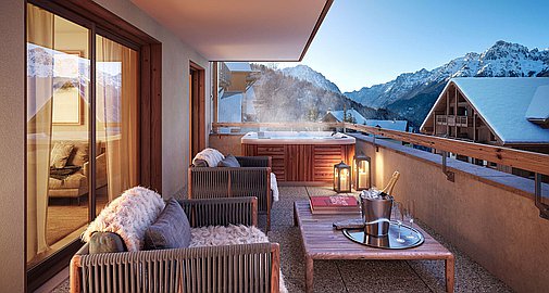 The views from the residence