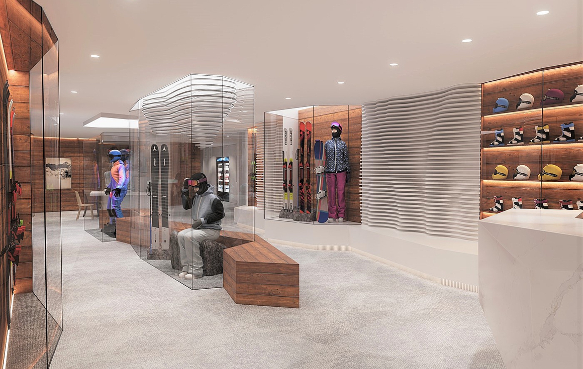 The ski shop