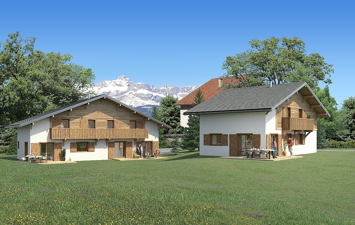 The chalets for sale in St Gervais