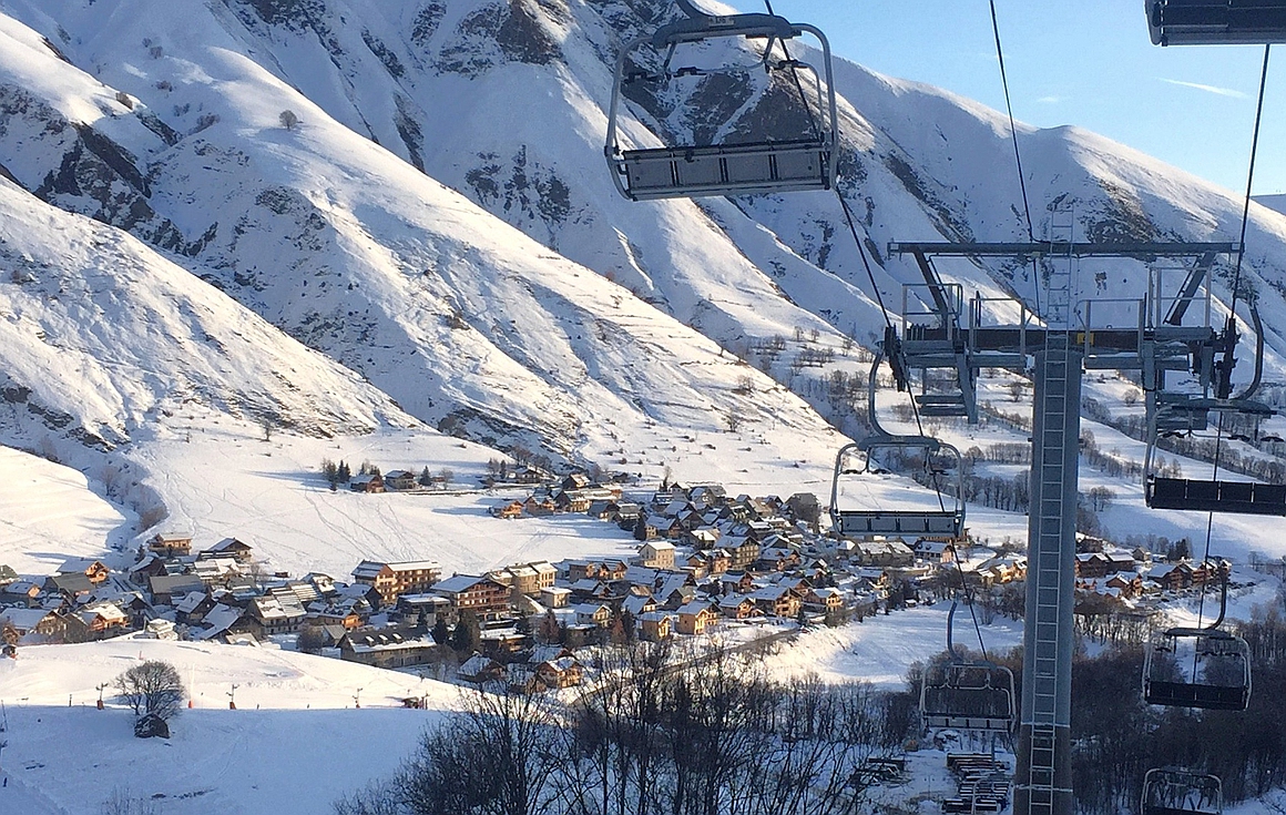 The resort of La Toussuire
