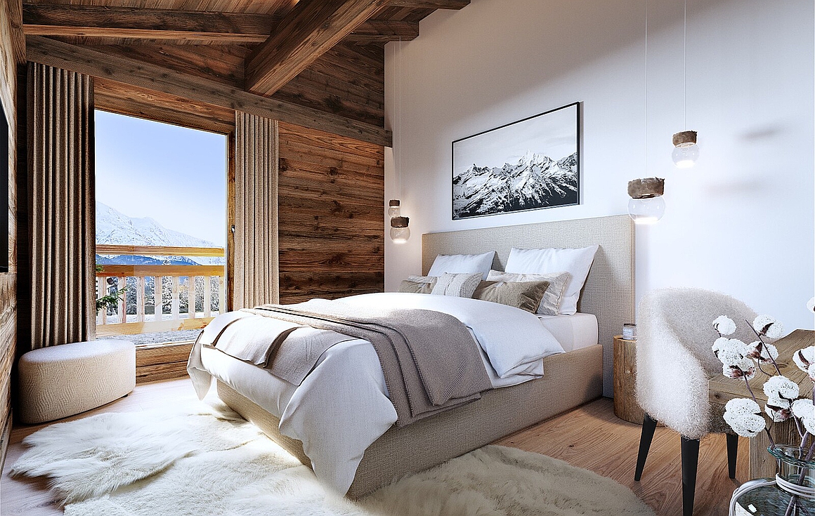 Finishes by developer of St Gervais chalets for sale