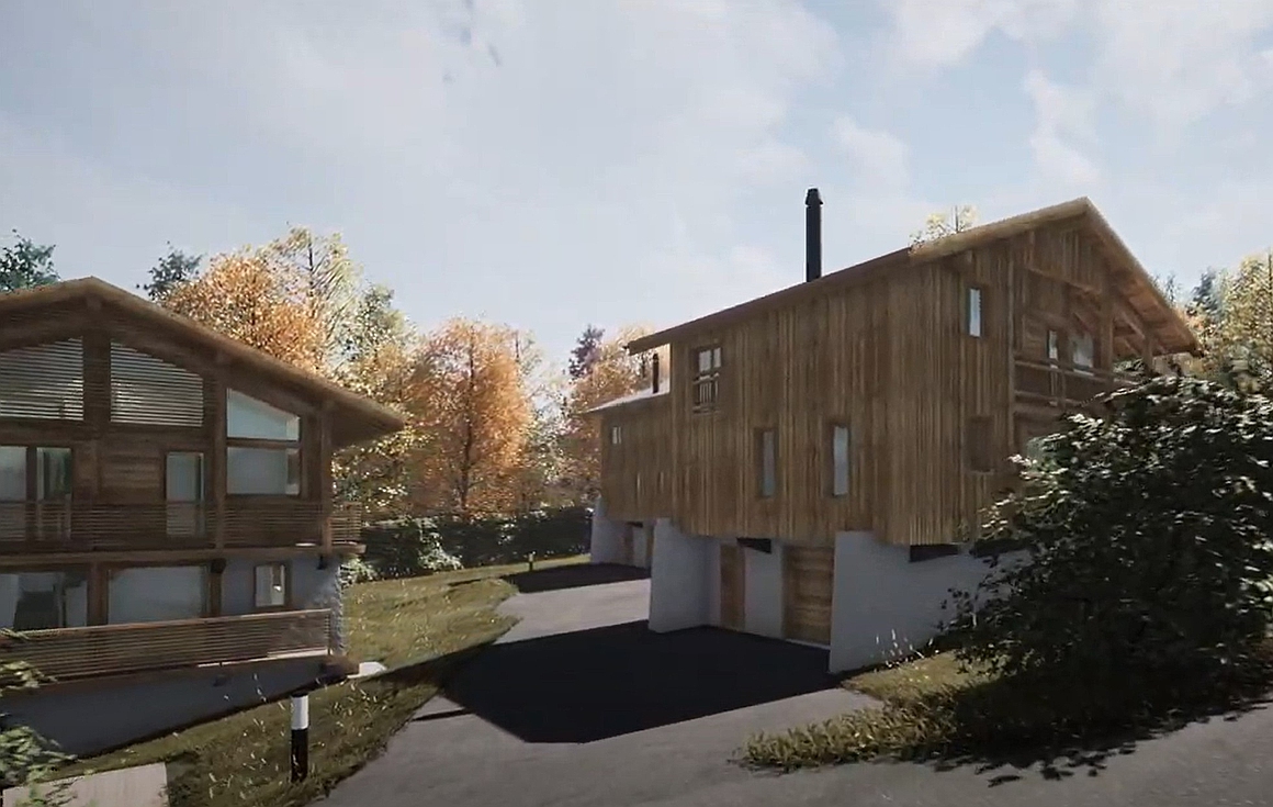 The Les Houches chalets