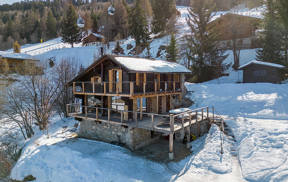 Exterior of the chalet in Nendaz