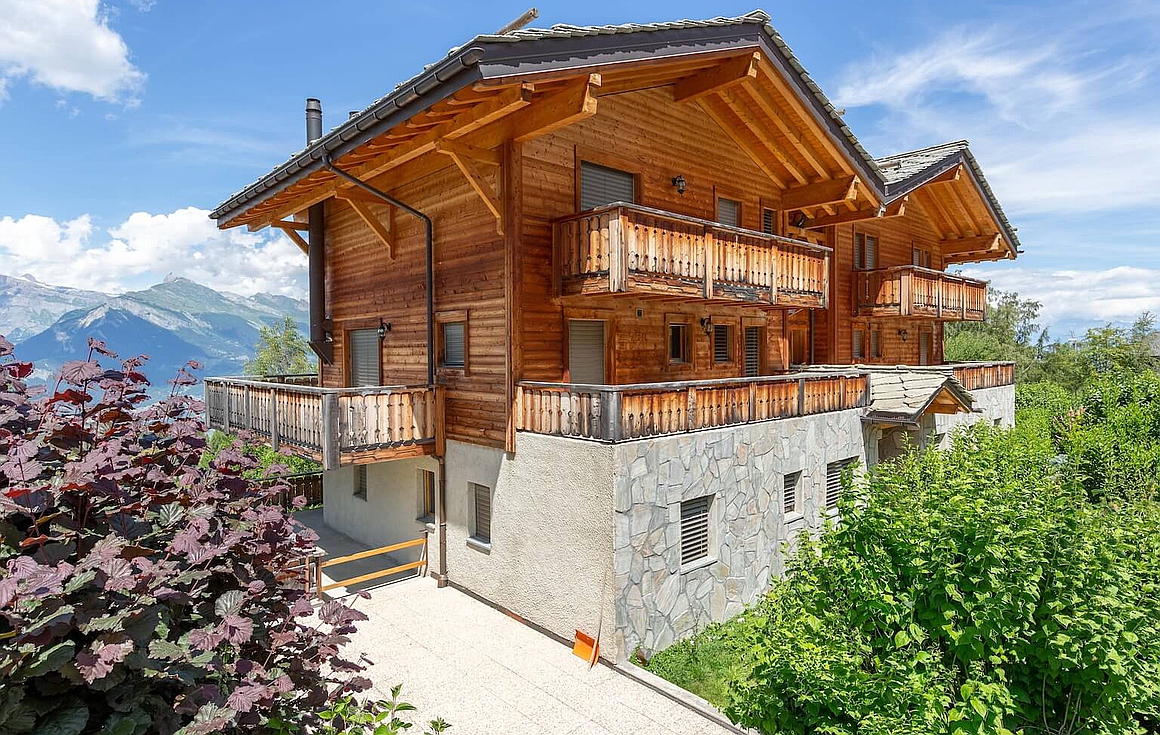 Exterior of the chalet in Nendaz