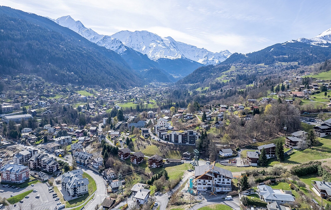 View from the apartment in St Gervais