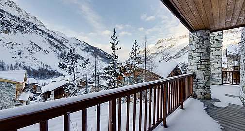 View from the Chalet for sale in Val d'Isere