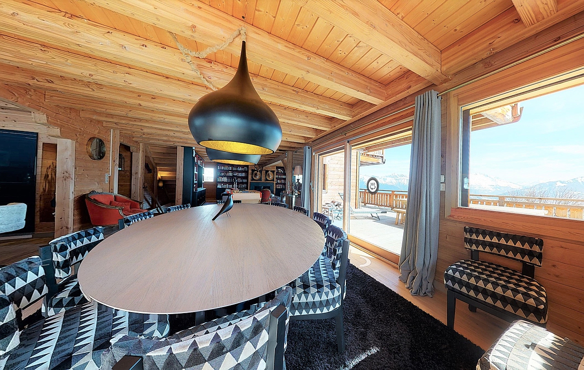 The living floor of the chalet