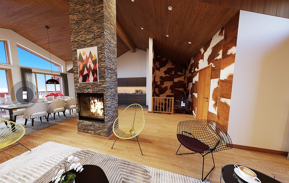 The stunning chalet No 10 in Courchevel