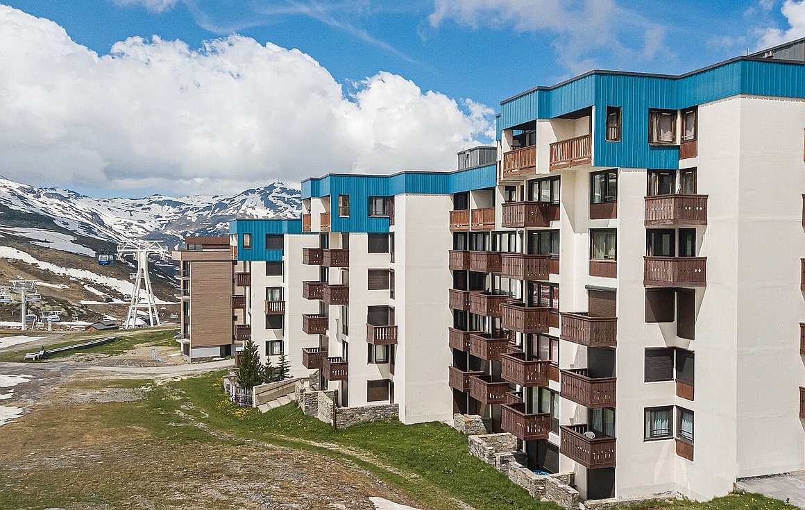 Exterior of the apartment in Val Thorens