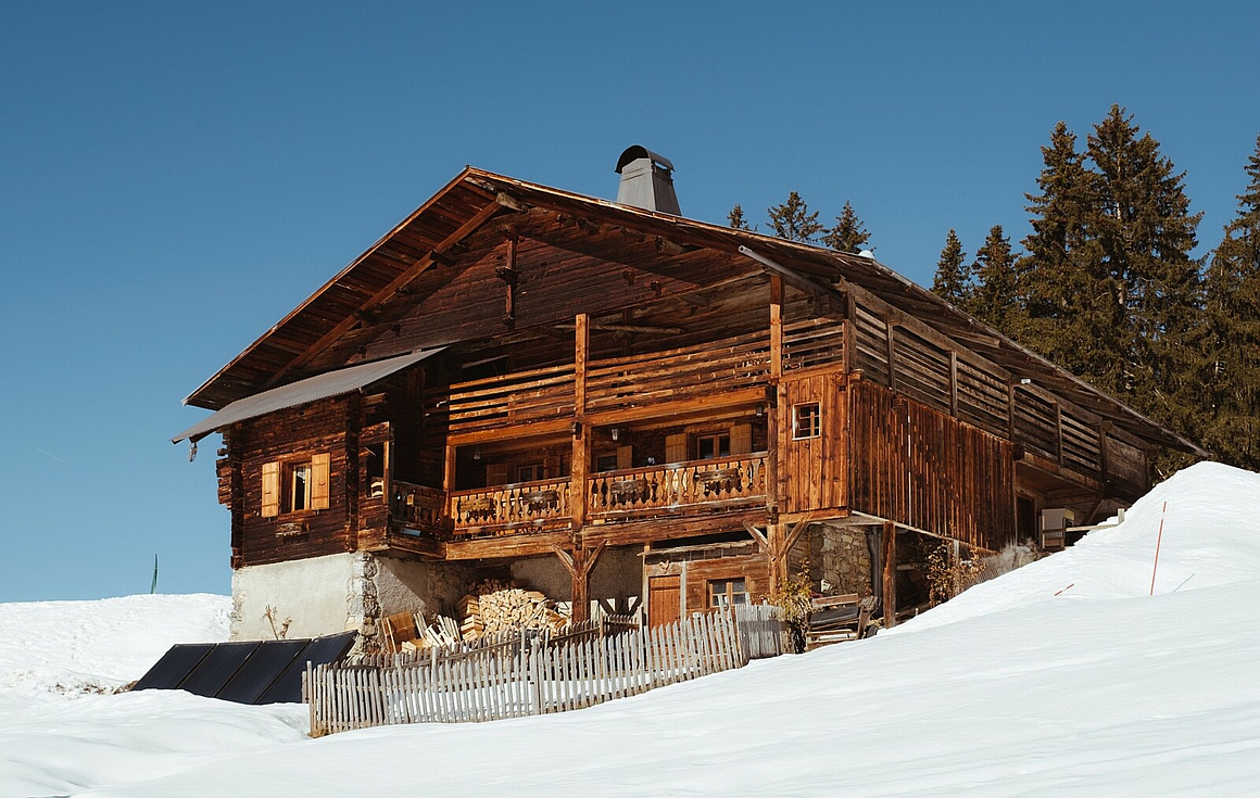 Exterior of property for sale in Le Grand Bornand