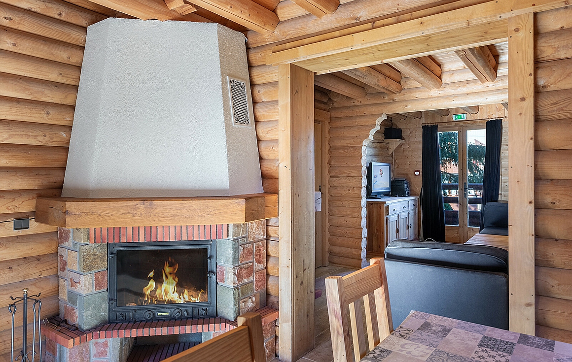 Interior of chalet for sale in La Tania