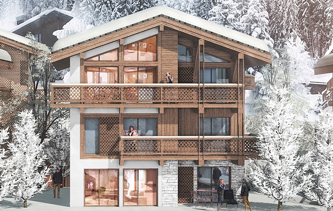 The individual chalet residences