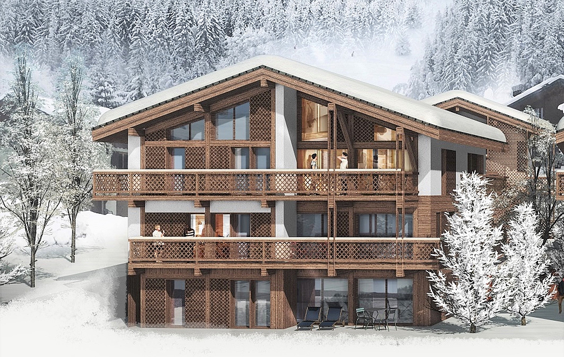 The individual chalet residences