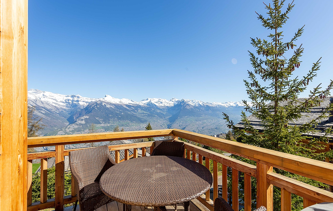 The views from the chalet