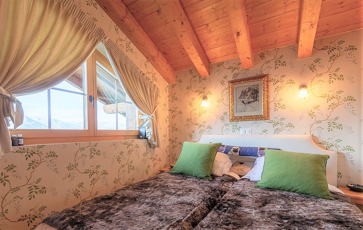 The chalet bedrooms