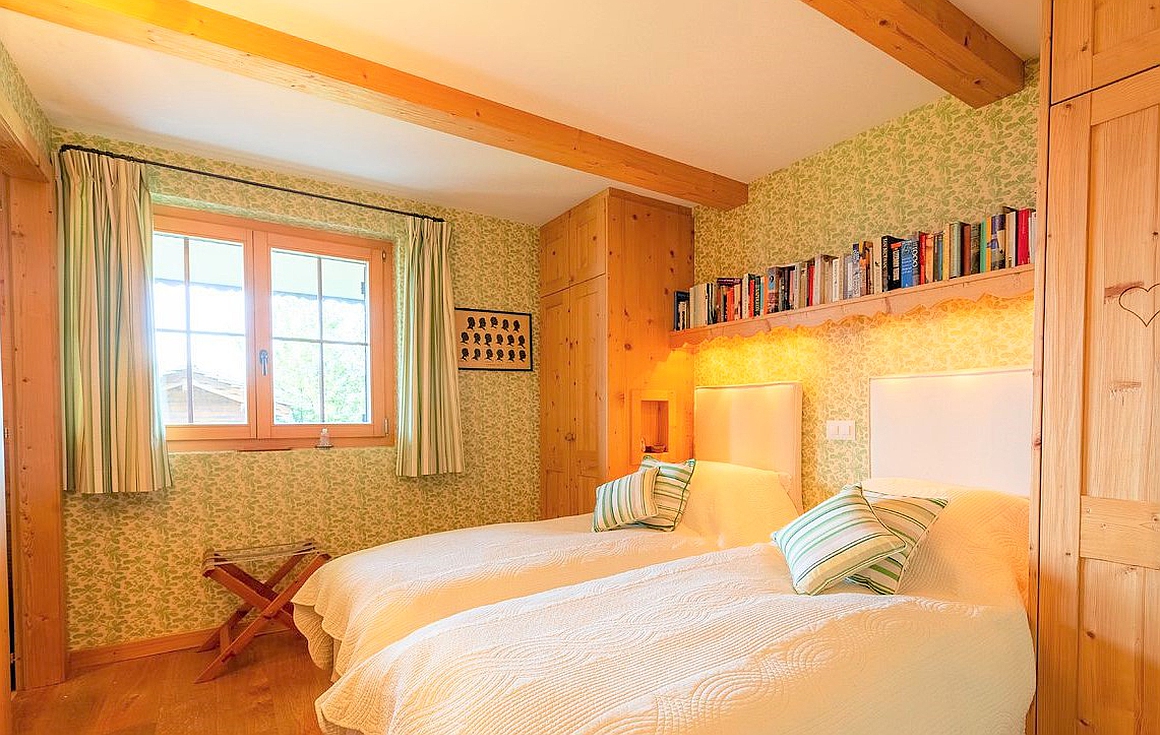 The chalet bedrooms
