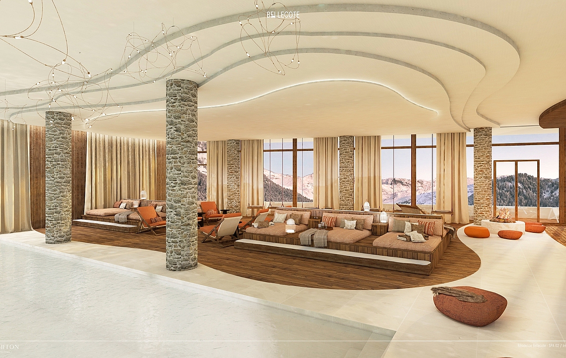 The brand new apartments for sale in La Plagne