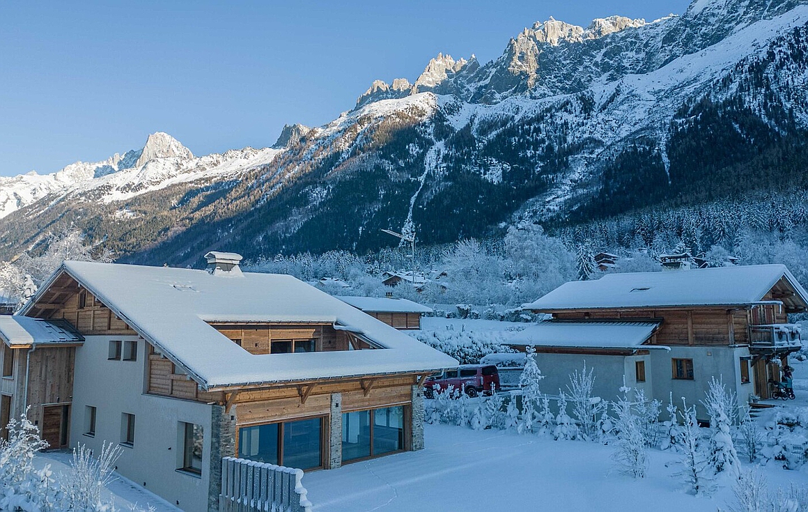 The chalet for sale in Chamonix