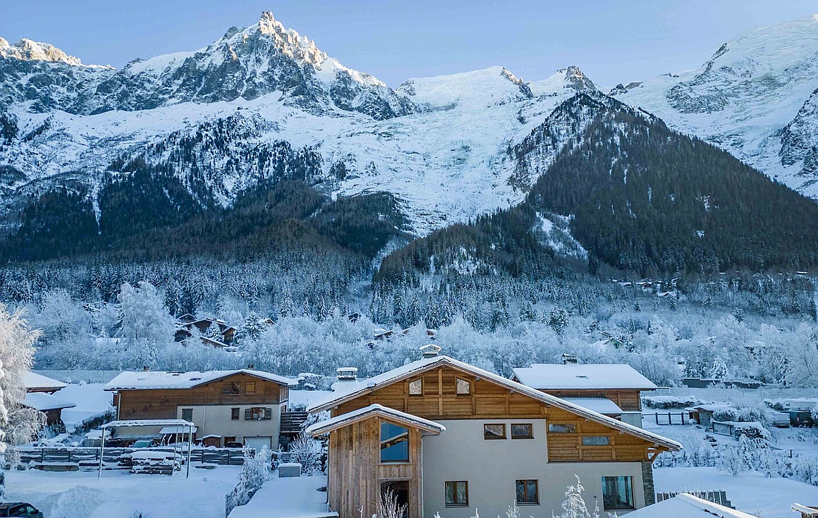 The chalet for sale in Chamonix