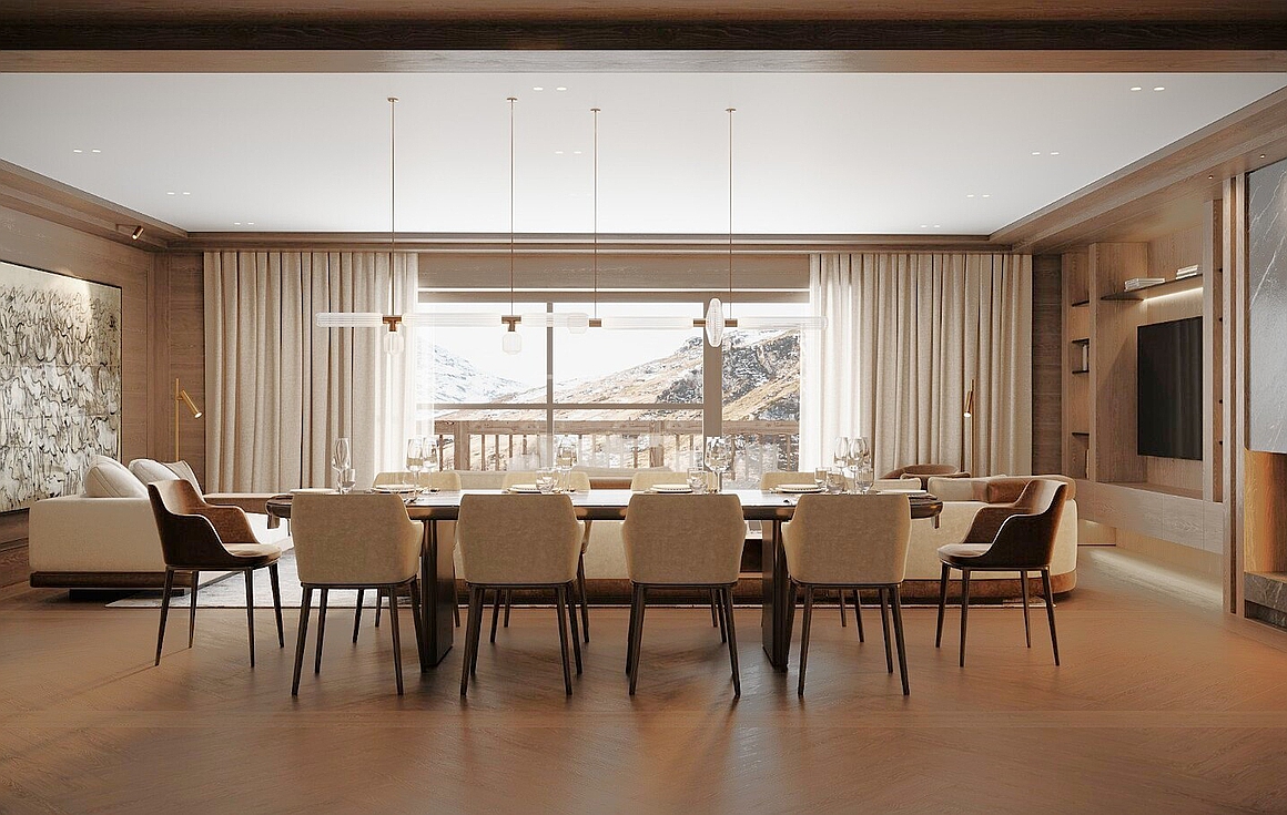 Elegant and luxurious apartments for sale in Val d'Isere